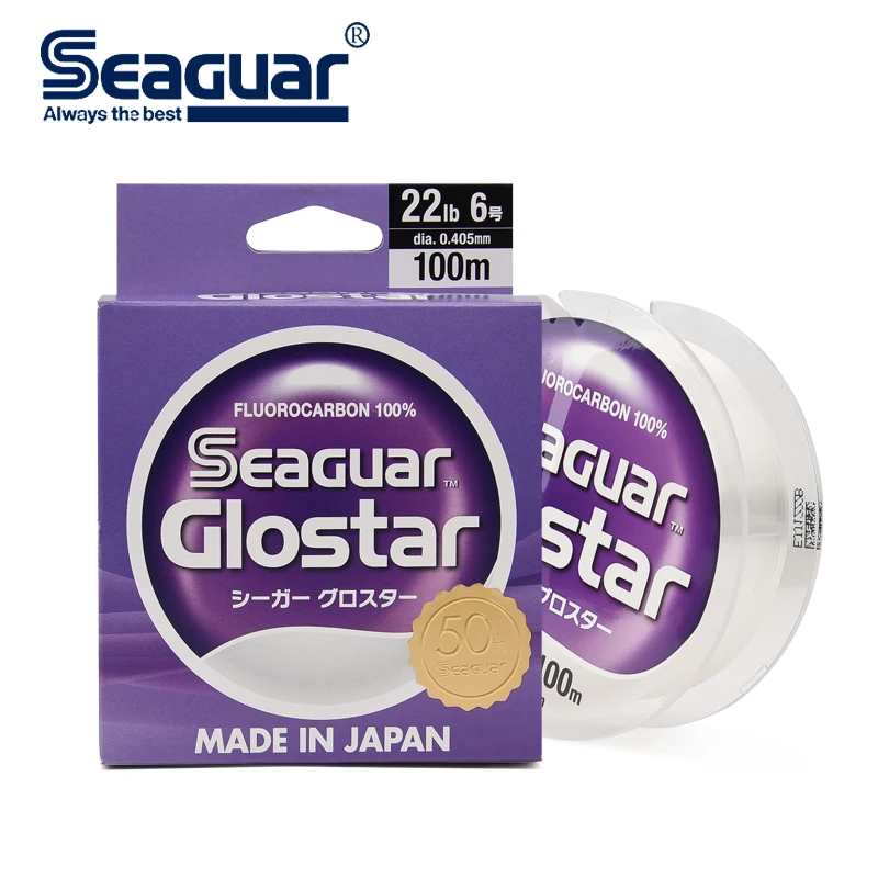 

Seaguar Glostar Japan 100% Fluorocarbon TOP Fishing Line 4LB-70LB Fluorocarbon Carbon Fiber Monofilament Carp Wire Leader Line