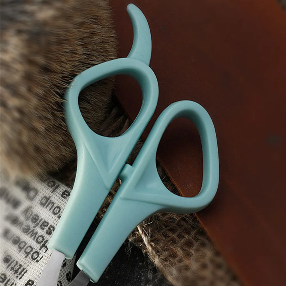 طقم مقص 3 قطع 7 بوصة - مناسب لتخفيف وتصفيف الشعر - للرجال والنساء للتشطيب والقطع المسطحة #3