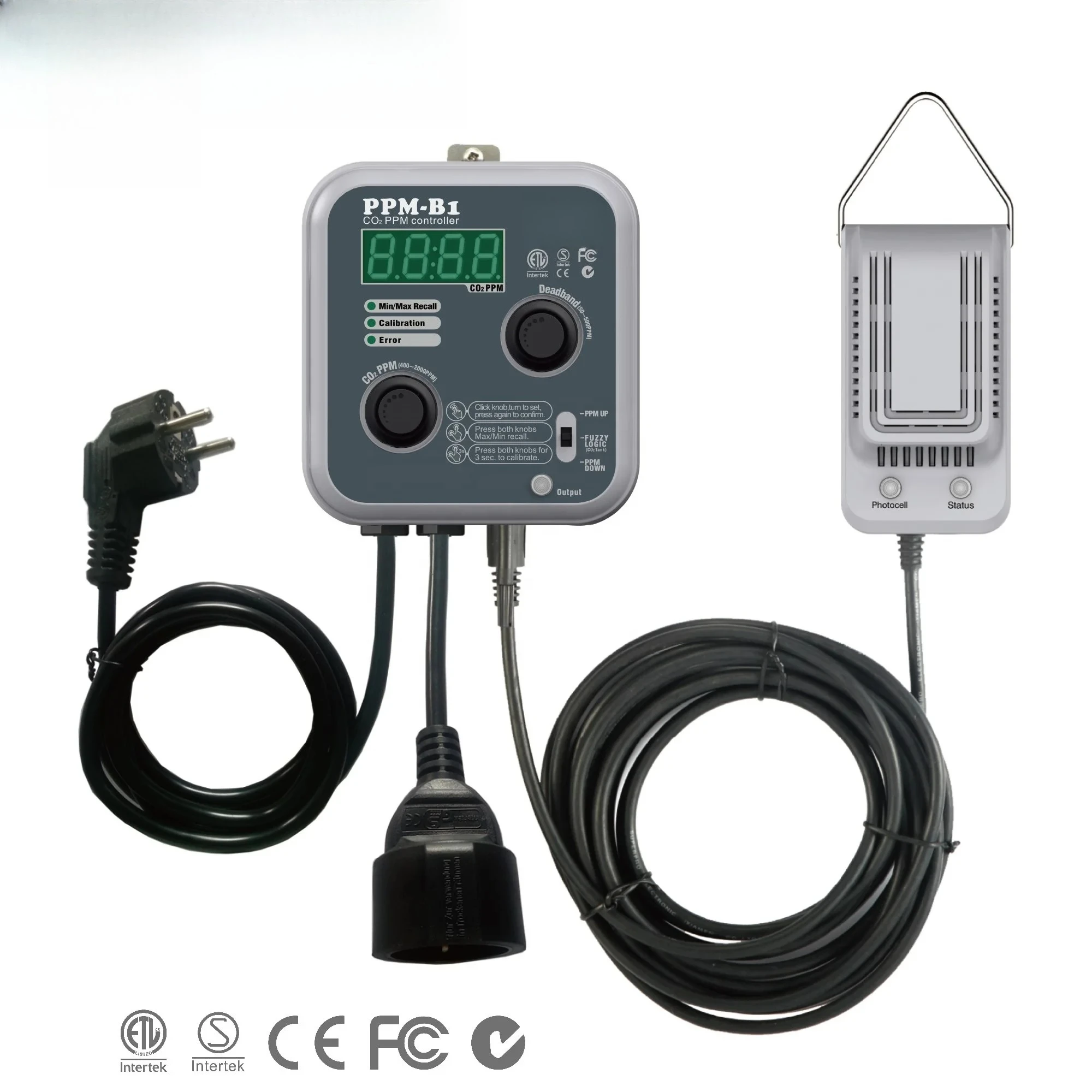 Controlador de CO2 Pro-Leaf Fuzzy Logic PPM-B1