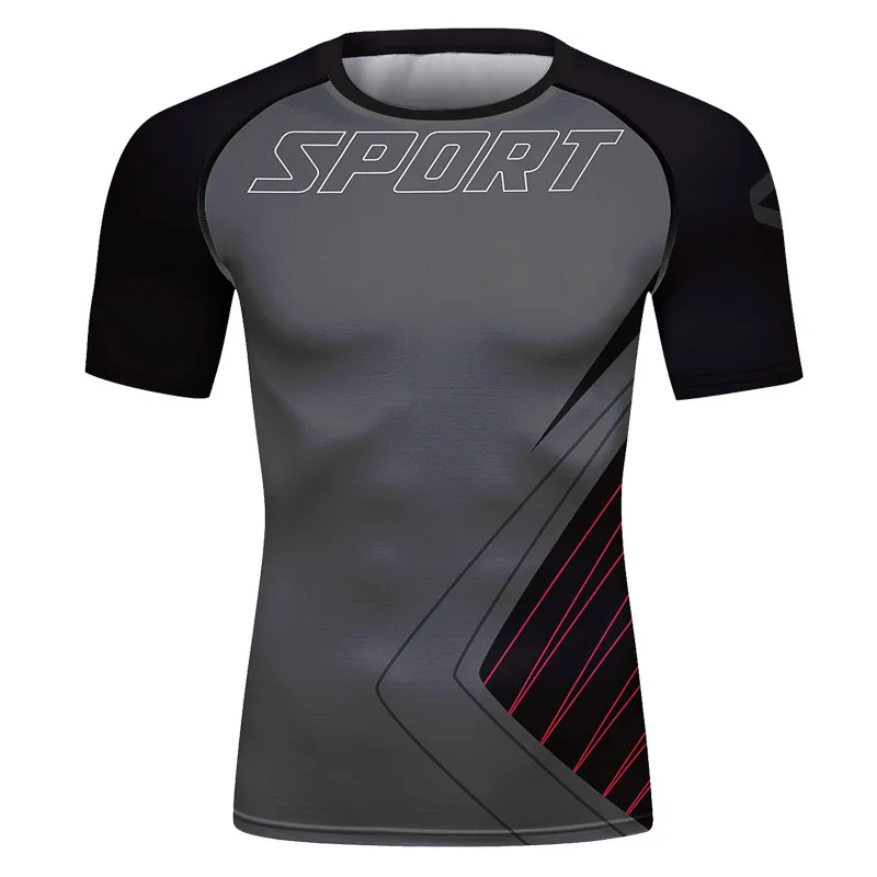 Cody Lundin Sports Sublimation Printed Short Sleeves Swim Rash Guard  Running Fitness Custom Shirt for man Surf Running Wear