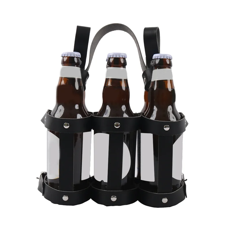 

AD08-Beer Bottle Holder Water Bottle Bike Carrier Beverage Drink Carrier Bike Back Seat Bottle Holder, Holds Up To 6 Bottles Dur