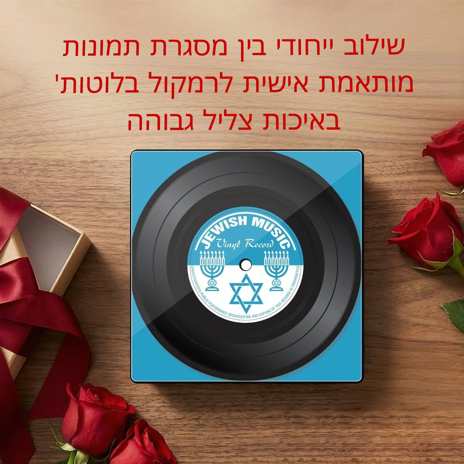 Judaica Refrigerator Sticker That Can Link To Bluetooth to Play Music Customized Hasidic Jewish Music Sticker for Holiday Gift