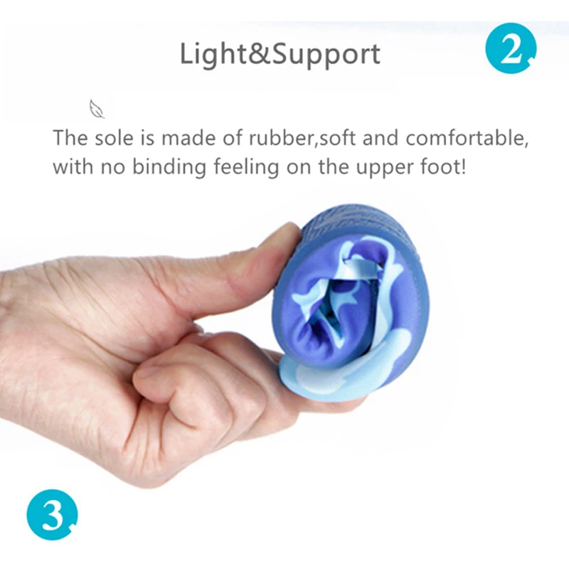 Kids Water Shoes Girls Boys Beach Swimming Shoes Quick Dry Non-Slip Water Skin Barefoot Sports Shoes Aqua Pool Snorkeling Socks - view 3