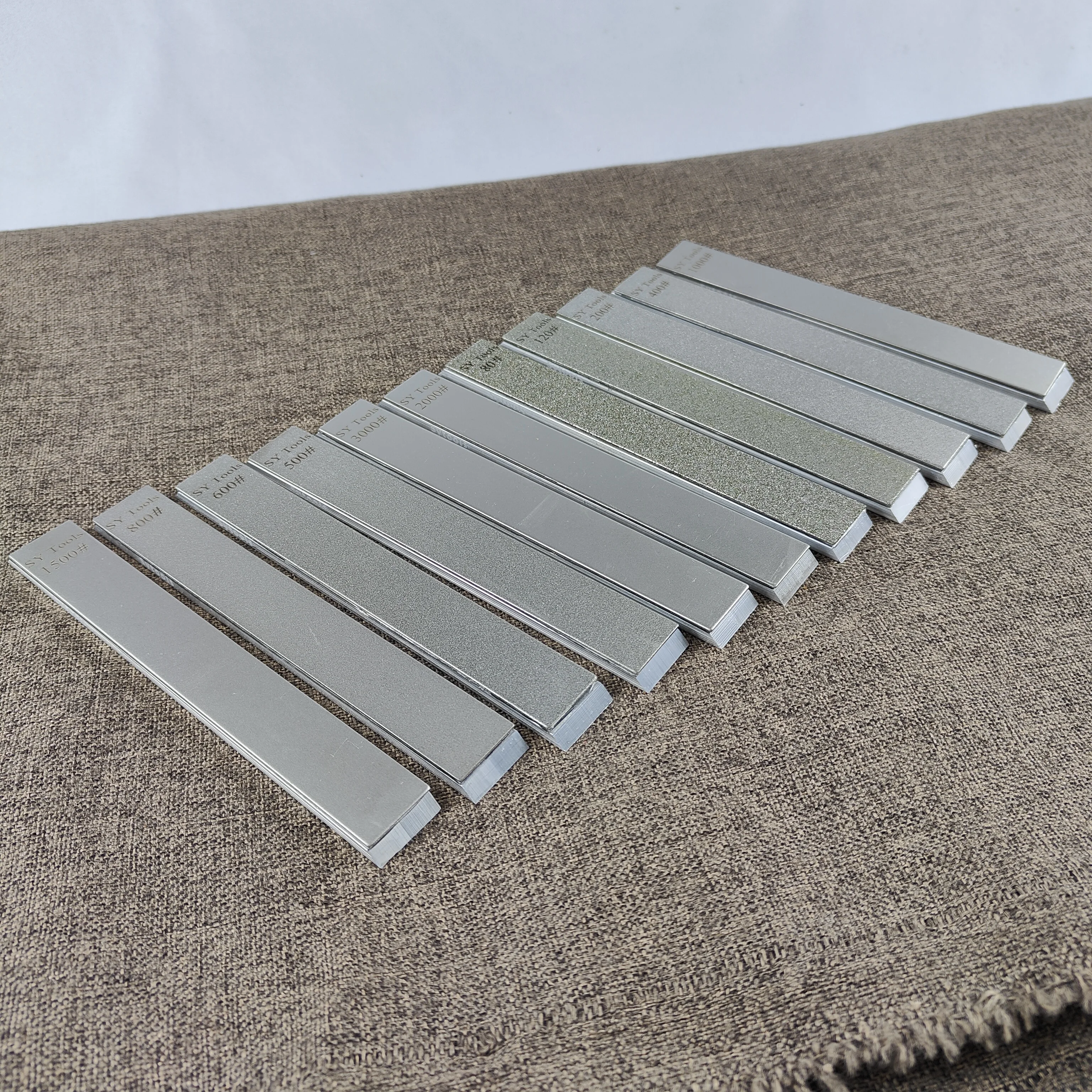 Diamond Sharpening Stone Sets Kitchen Household Knife Tools Apex Knife Sharpener Whetstone 80#-3000# 160x20x5mm