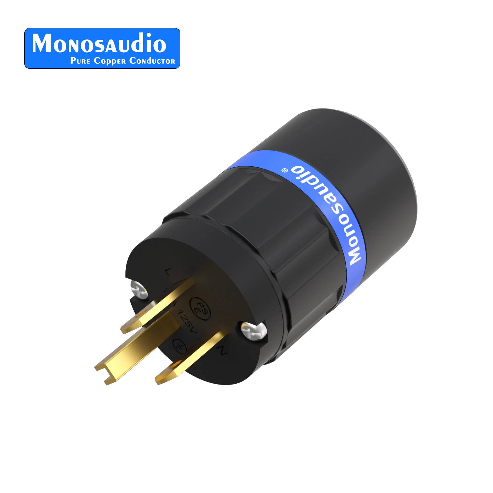 

Monosaudio M/F104/105 Audio Power Plug 4N 99.998% Pure Copper Gold/Rhodium Plated US Version Hifi IEC C15 Female Connector