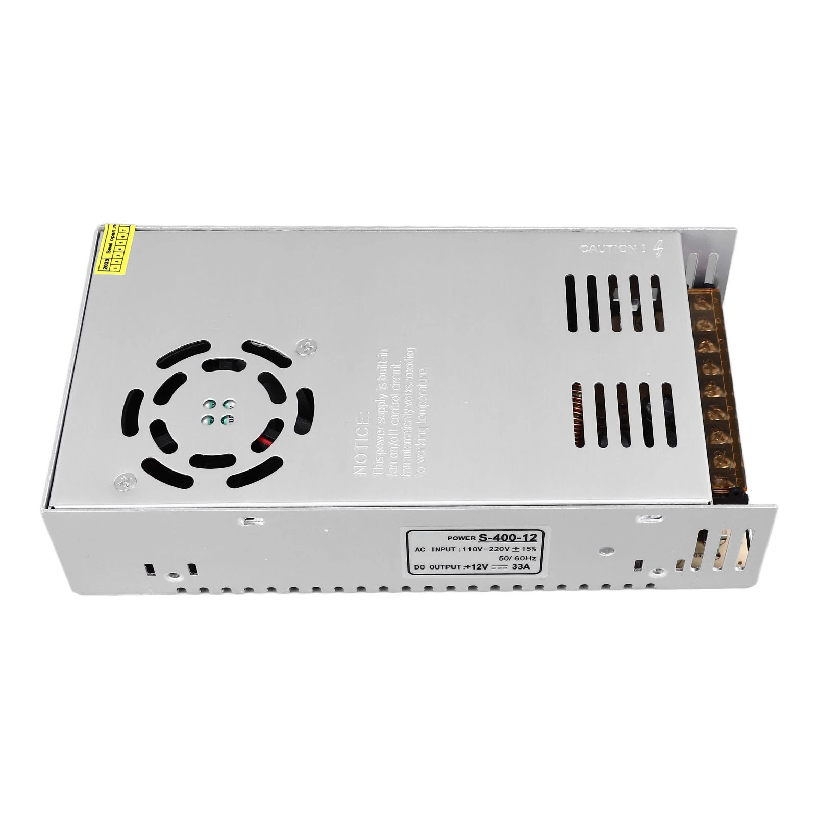 Switching Power Supply 12V 33.3A Adapter Fan Type Switch Converter Overload Overvoltage Short Circuit Protection 400W