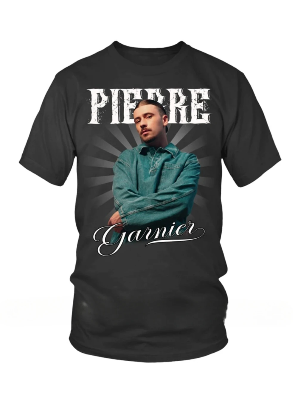 Camiseta gráfica estilo Pierre Garnier, unisex, informal, suave y cómoda, corte clásico, adecuada para todas las estaciones.