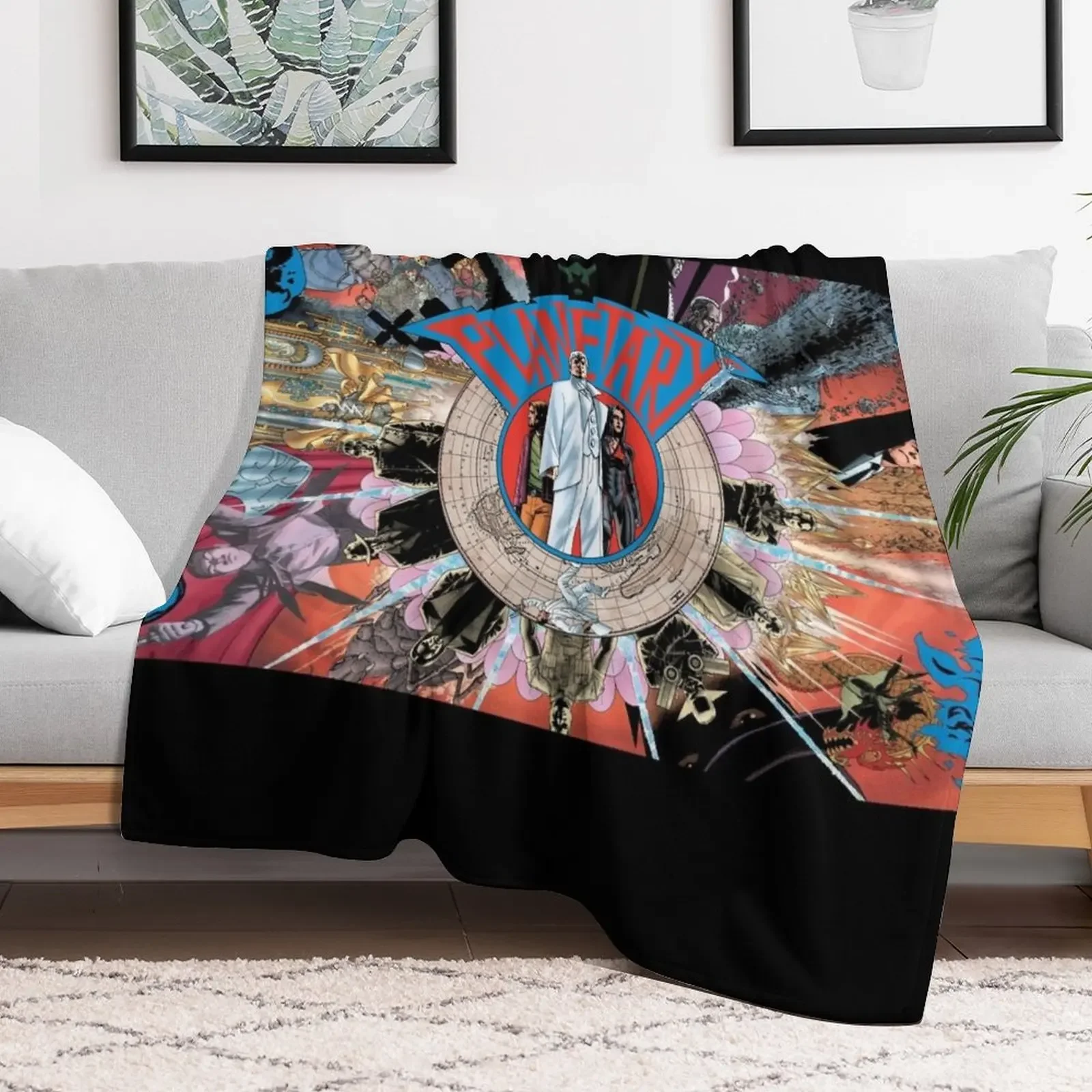 planetary, comic, warren ellis, John Cassaday, Elijah Snow, Jackita Wagner,Drummer, the four, Throw Blanket warm winter Blankets