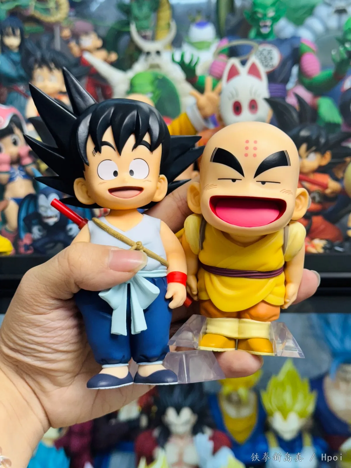 Neue Dragon Ball Z Super Saiyan Son Goku Anime-Figuren, Krillin, Chichi, Bulma, Puar, Oolong Actionfiguren-Modelle – Detail 4