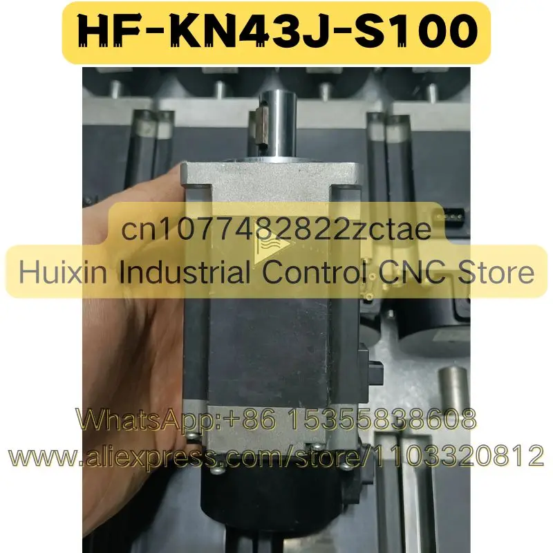 Used Servo Motor HF-KN43J-S100 HF KN43J S100 Normal Function Tested OK