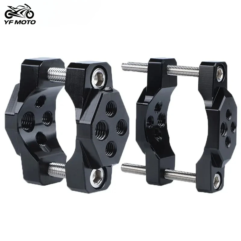 

Motorcycle Stent Bracket 22-32mm Multifunction Holder Handle Fixed Bumper Headlight Light Clamp Moto Auxiliary Spotlight Clip