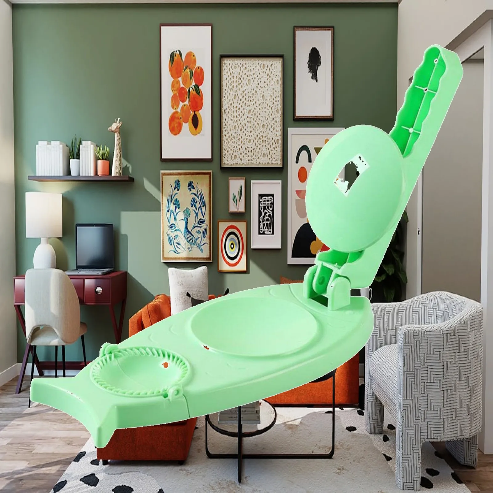 Multi Function Dumpling Press Former with Fish Aesthetic Manual Operation for Crafting Round Wrappers at Home