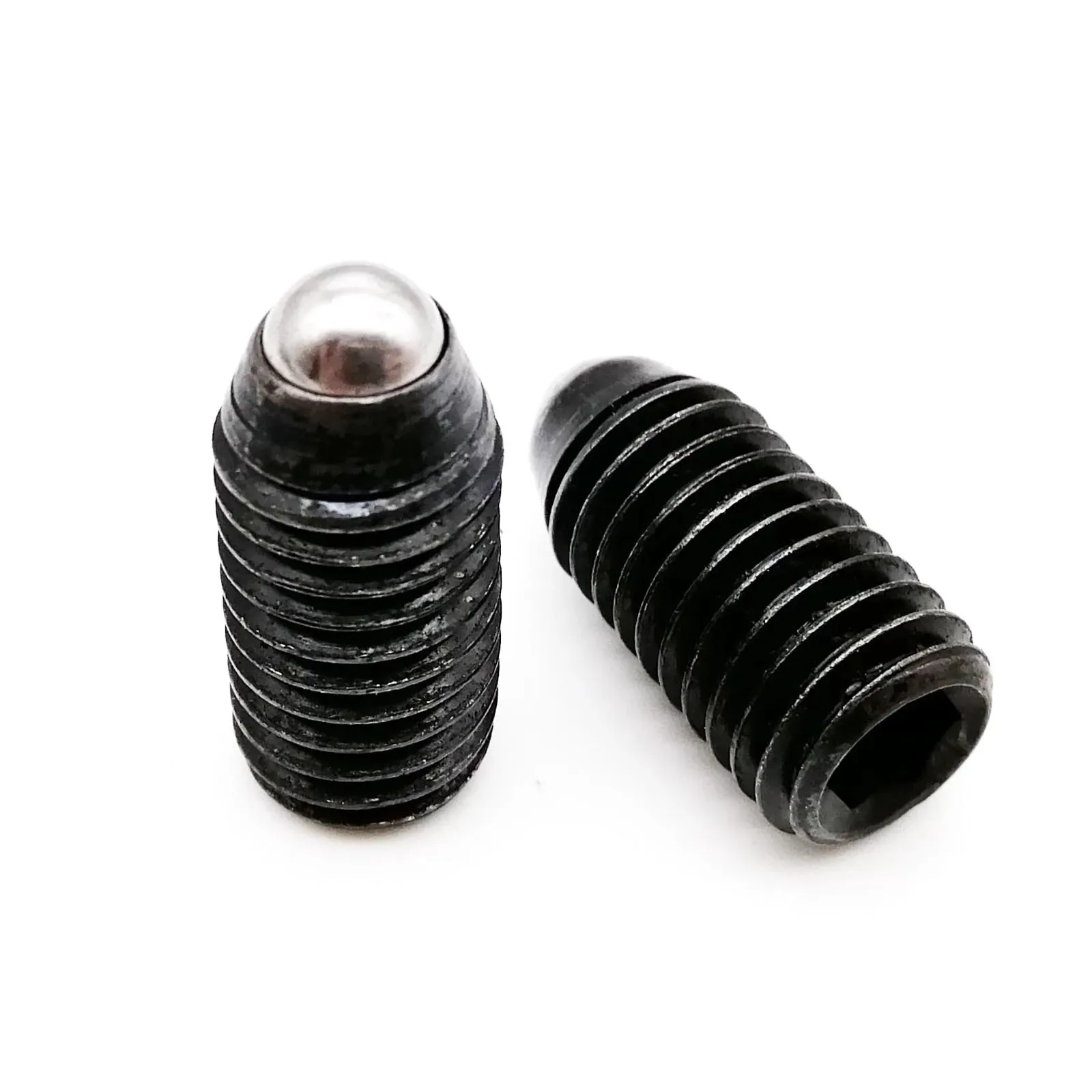 2000pcs M6x16mm Grade 12.9 Steel Hex Socket Spring Ball Plunger Grub Point Set Screw Shipping To Russia