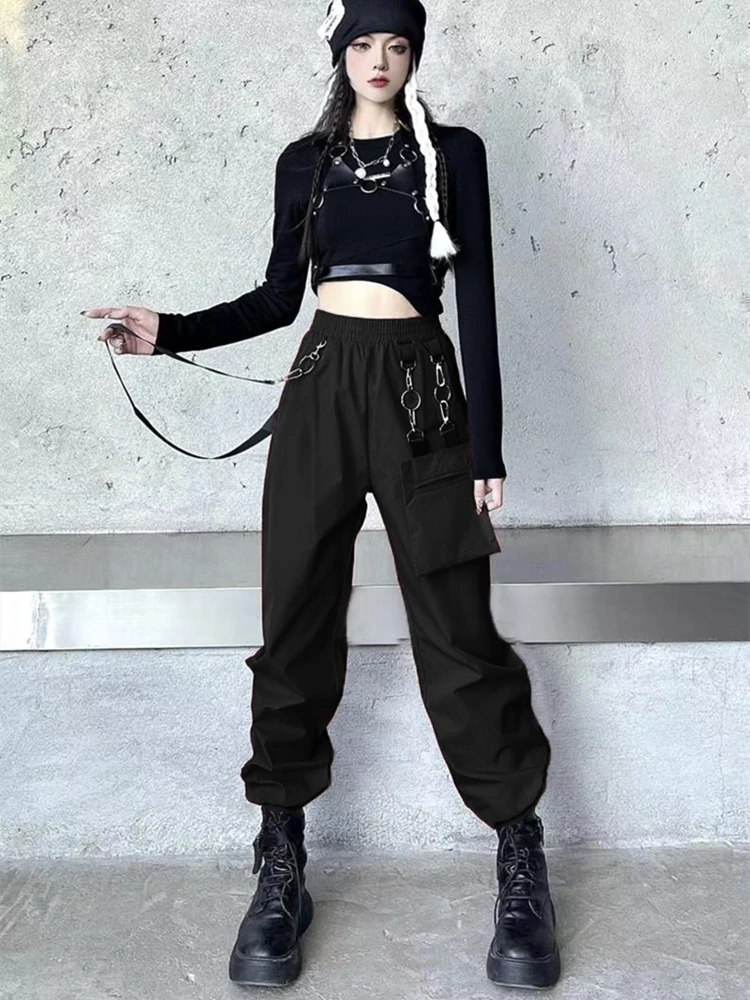 K Fem up Dance Performance Outfit Jazz Sle Bla Red Cisas Theme Cheerleader Ensemble Abiti per spettacoli teatrali