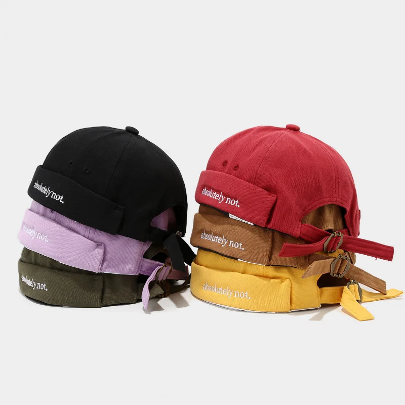 Vintage No Brim Docker Cap 