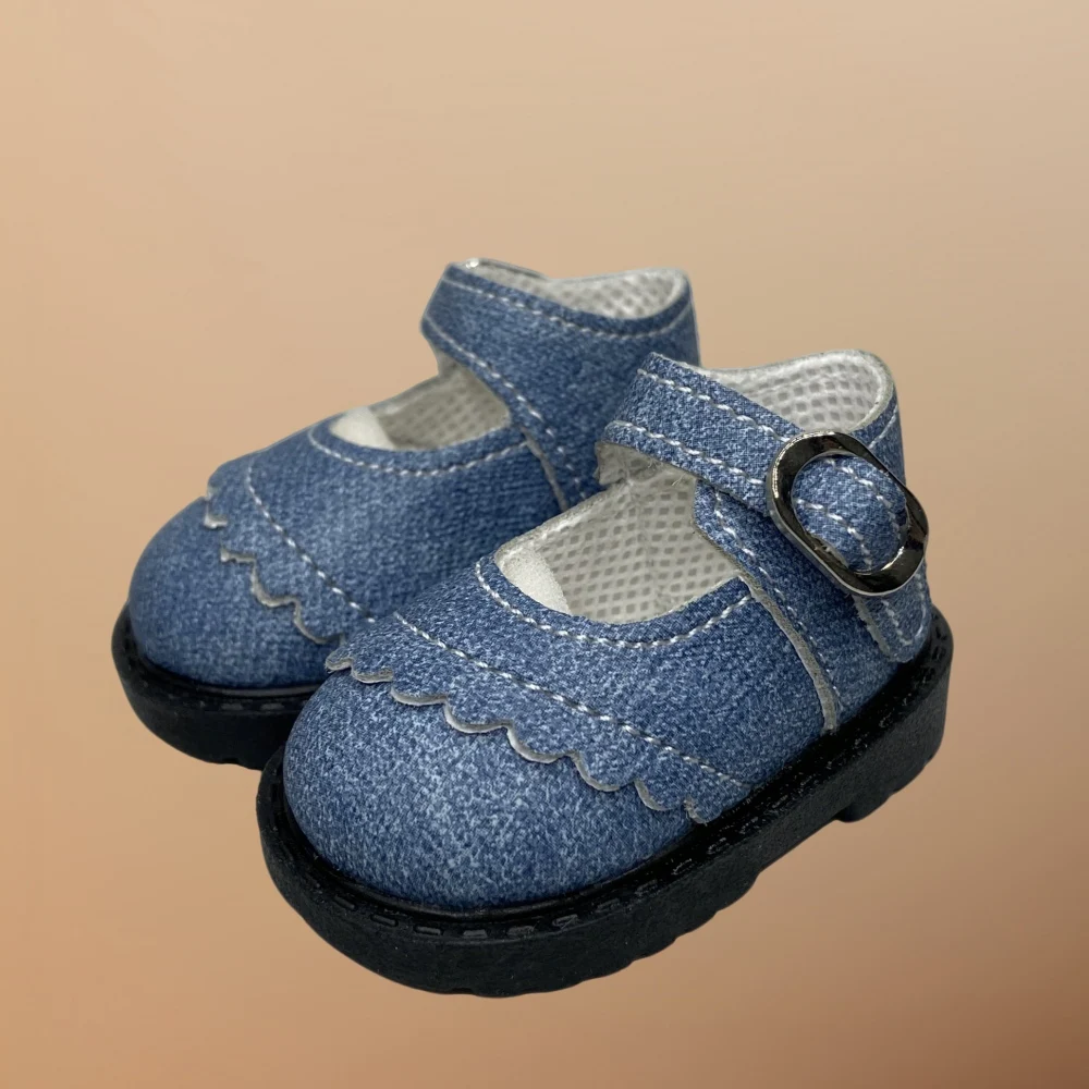 New 6.5cm Girl Dolls Shoes 1/4 Scale Doll Footwear for Mia Corolle Paola Reina Retro Lace-Up Sturdy Sole Fashion Gift Toy Shoes