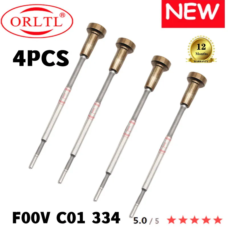 

4PCS F00VC01334 Control Valve Set for 0445110183 0445110260 0445110310 0445110316 0445110322 0445110331 Fuel Injector