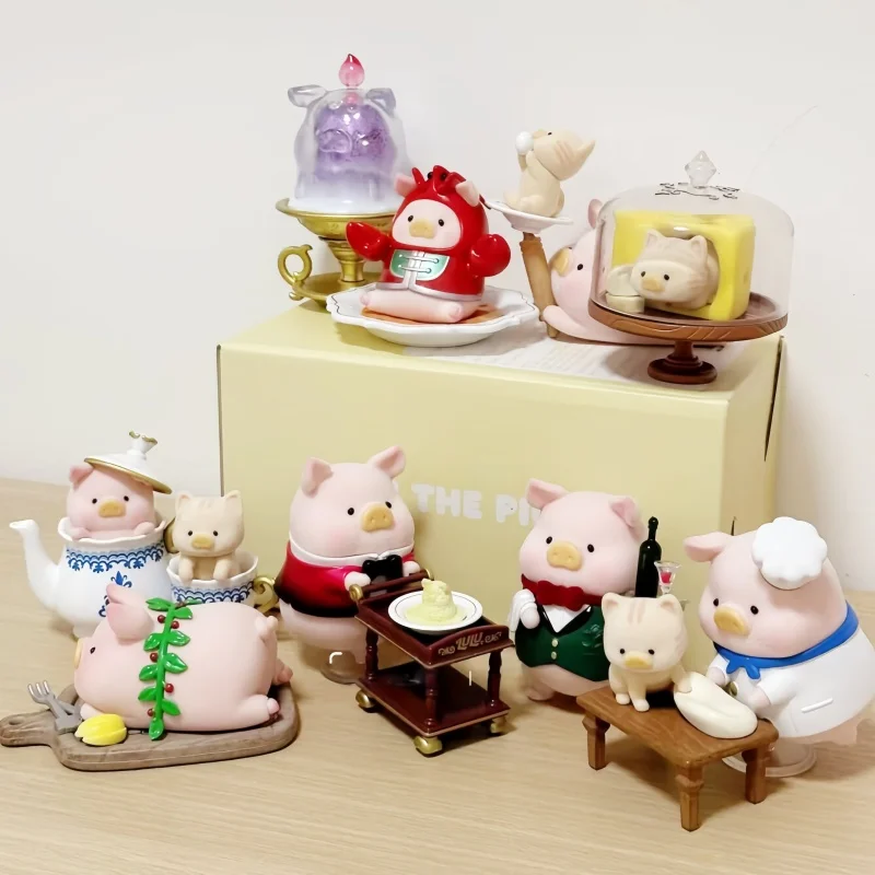 

Lulu The Piggy Pigchelin Restaurant Series Blind Box Toys Surprise Gifts Collection Mystery Box Cute Anime Figure Desktop Gift
