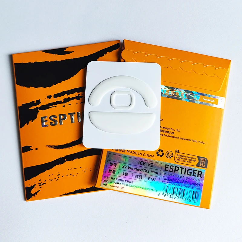 Esports Tiger ICE Version Gaming Mouse Skates Feet Sticker For Pulsar X2 Wireless /X2 Mini Mouse Glides