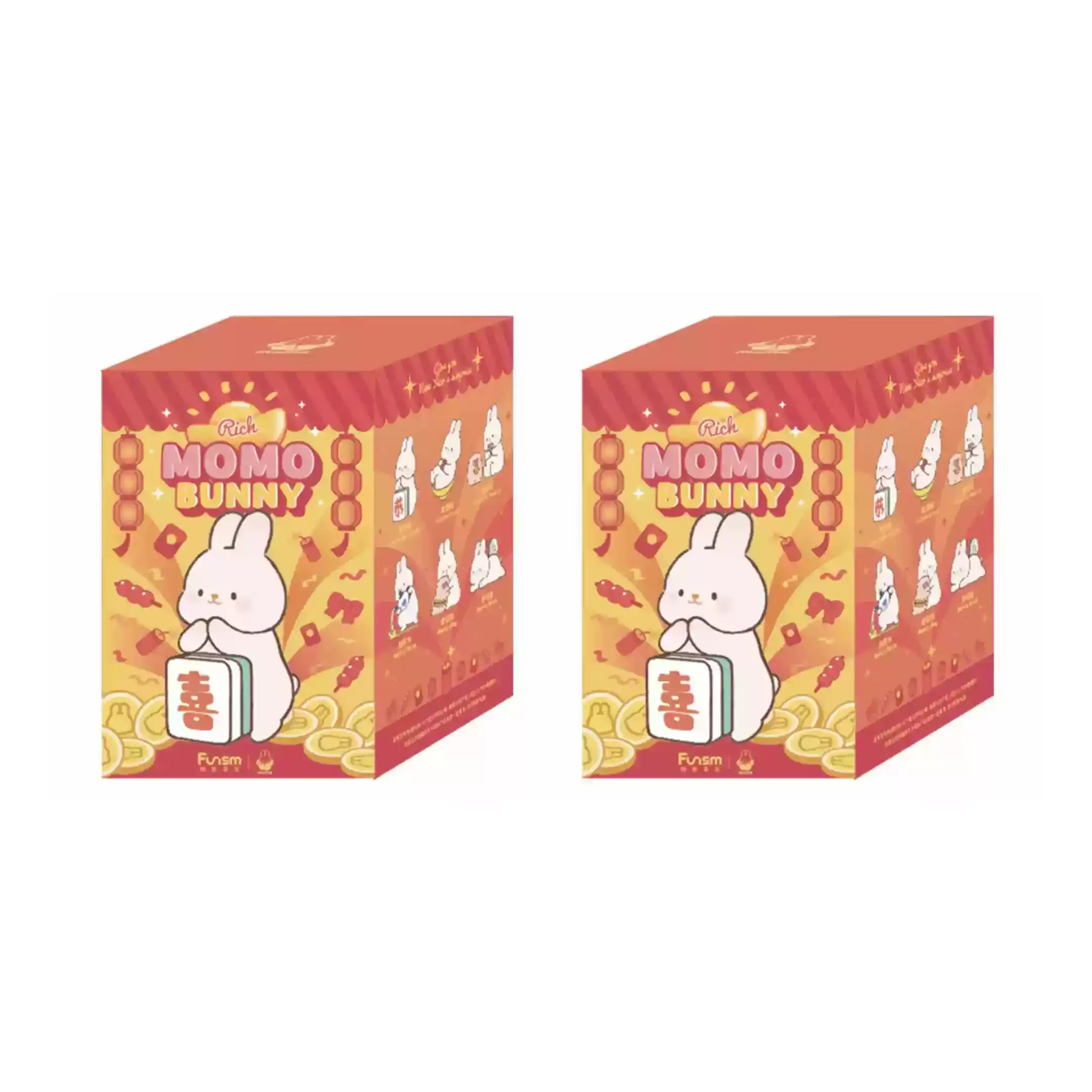 MOMO BUNNY Rich Series Blind Box Toys Mystery Cute Anime Figure