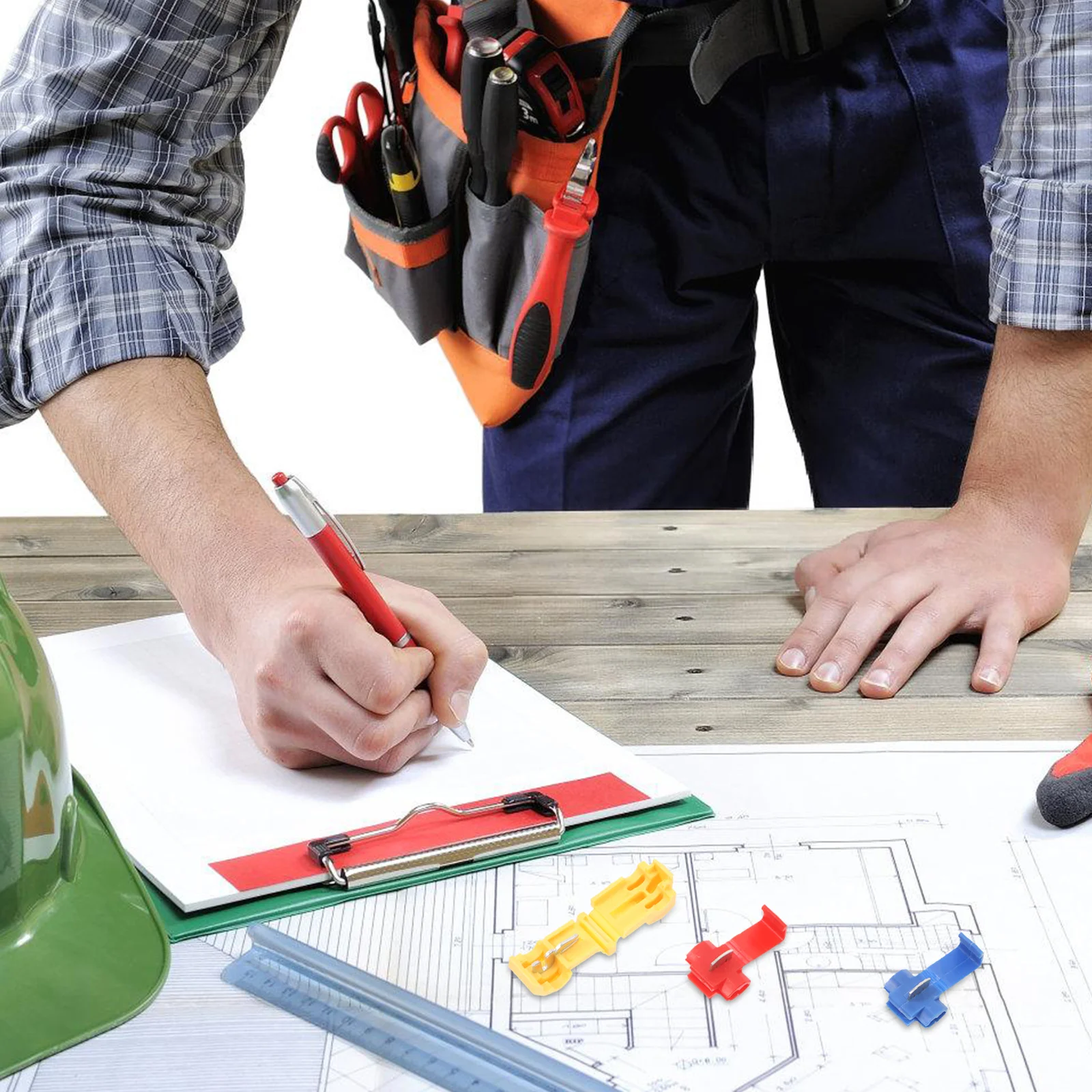 

160Pcs T Tap Wire Connectors Kit Quick Self-Stripping Splice Electrical Wire Terminals Automotive Wiring Waterproof T Connector