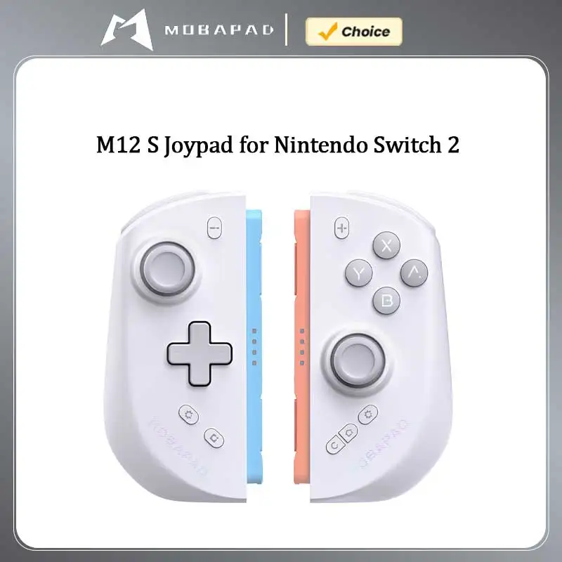 MOBAPAD M12 S Controller for Nintendo Switch 2 with TMR Joystick HD Vibration Mechanical Buttons Remap Macro Gamepad