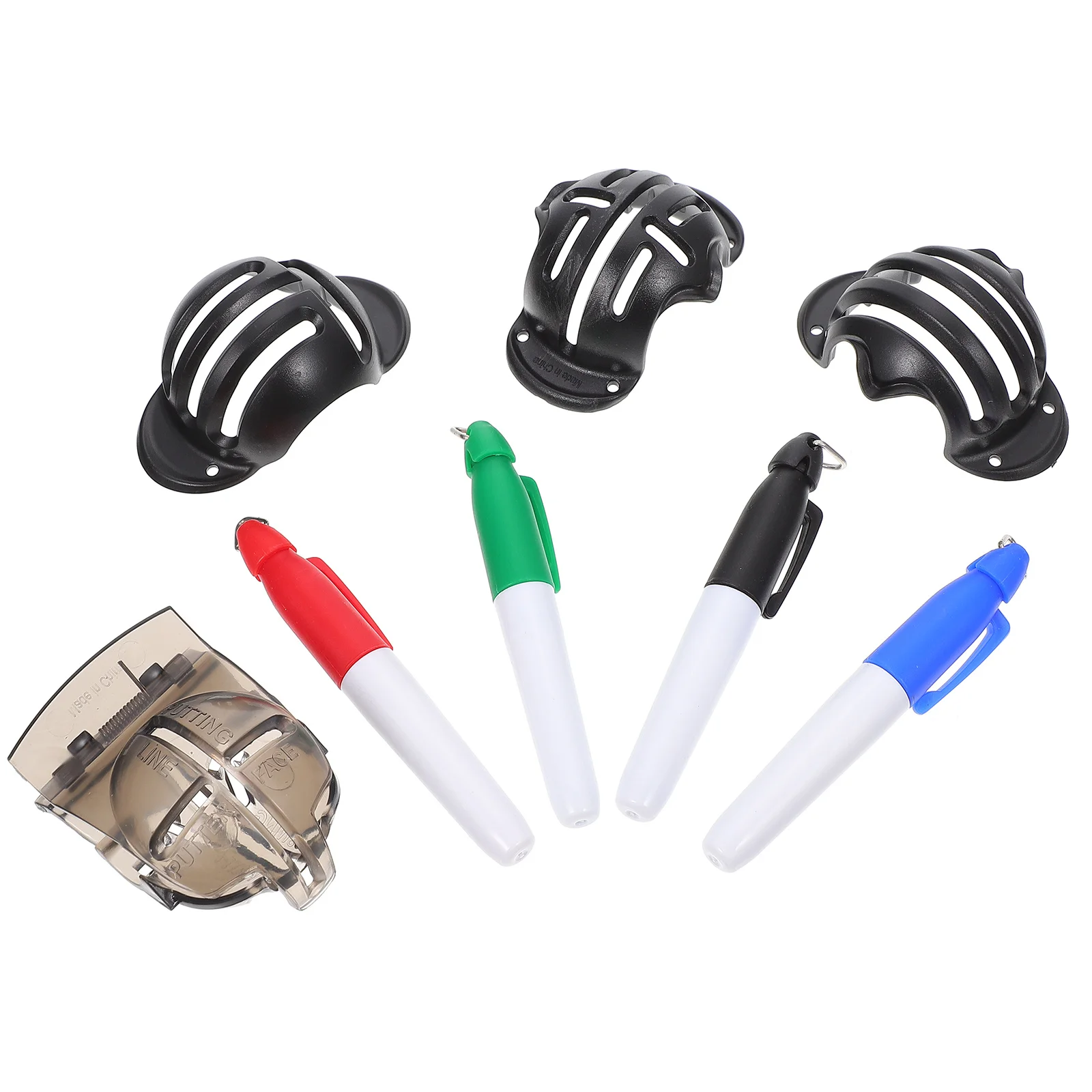 1 مجموعة كرات الغولف الخطاط محاذاة كليب مستقيم خطوط أنيقة المحمولة مريحة كلا الجانبين وسم أداة