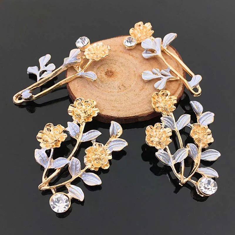 

Дерева, 60 шт., золотой букет цветов, пуговицы со стразами, пряжка, отделка и украшения, ремесло, свадьба, сделай сам, аксессуары для волос