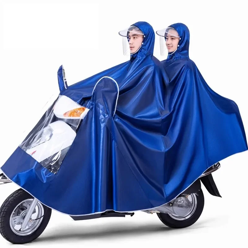 Morandi electric poncho and motorcycle rainstorm adult Oxford cloth extension raincoat