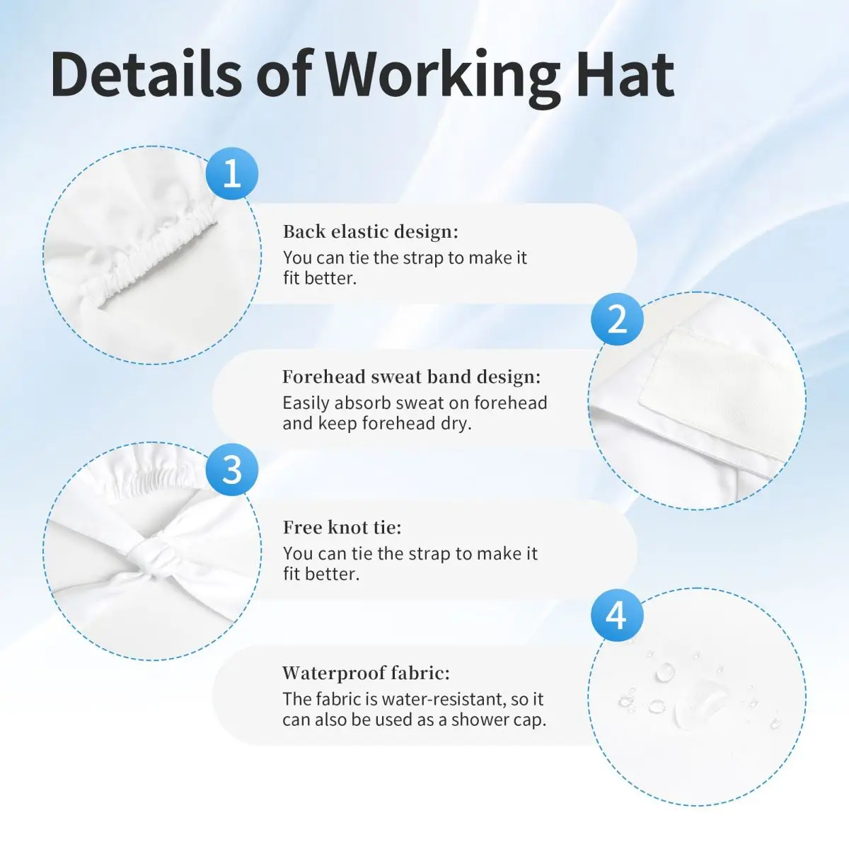 Nurse Hats Sonices The H-Hedgehoged Working Cap For Men Women Stylish Holder Long Hair Work Scrubs Hat Adjustable Medical Hat