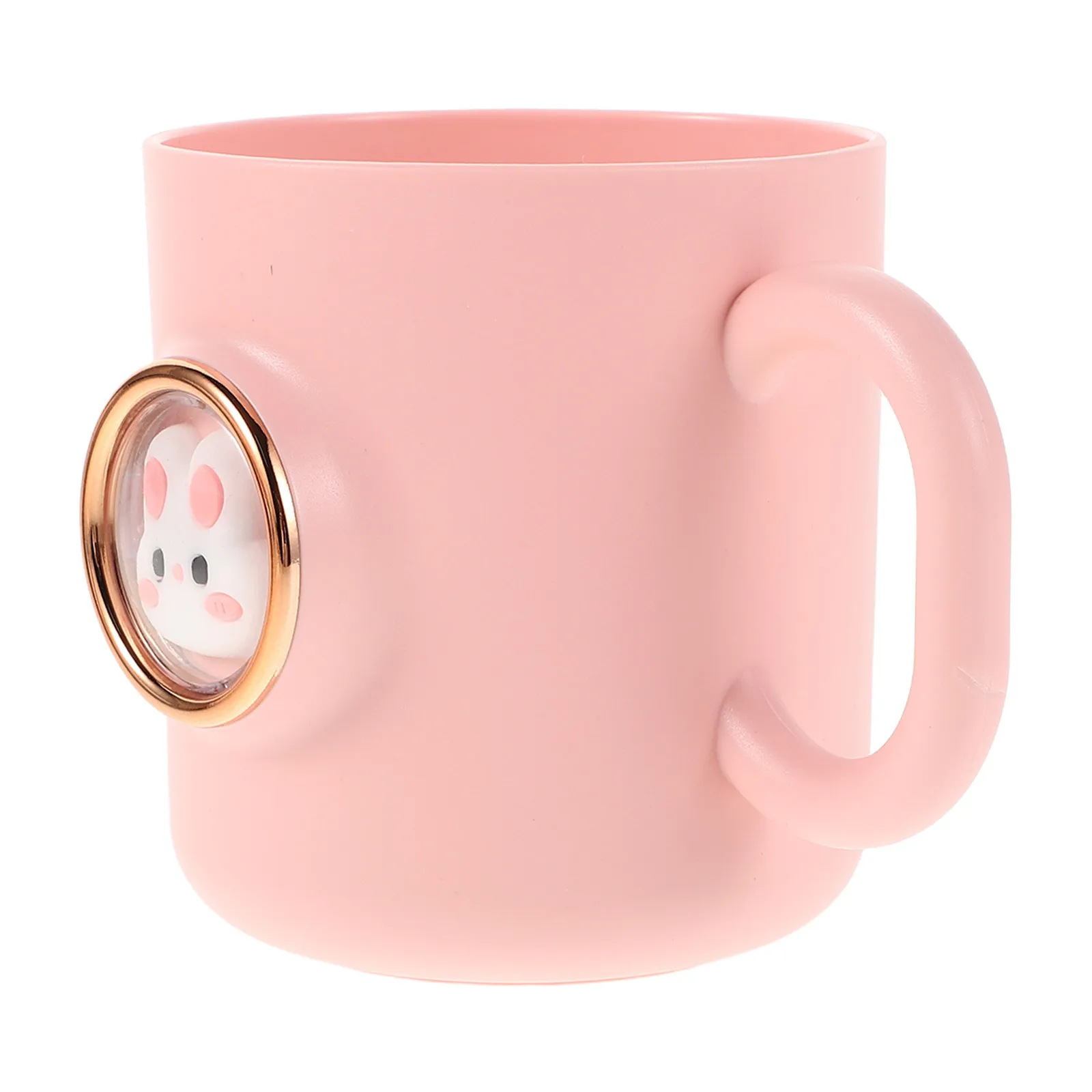 

Reusable Kids Tooth Brushing Cup with Handle Cute Bathroom Tumbler for Travel Care Bathroom Tumbler