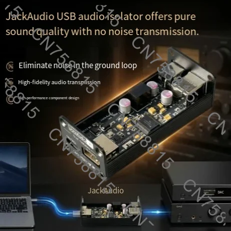 

DAC can be powered separately, ISOUSB211 high-speed audio isolator USB2.0 computer USB power purifier