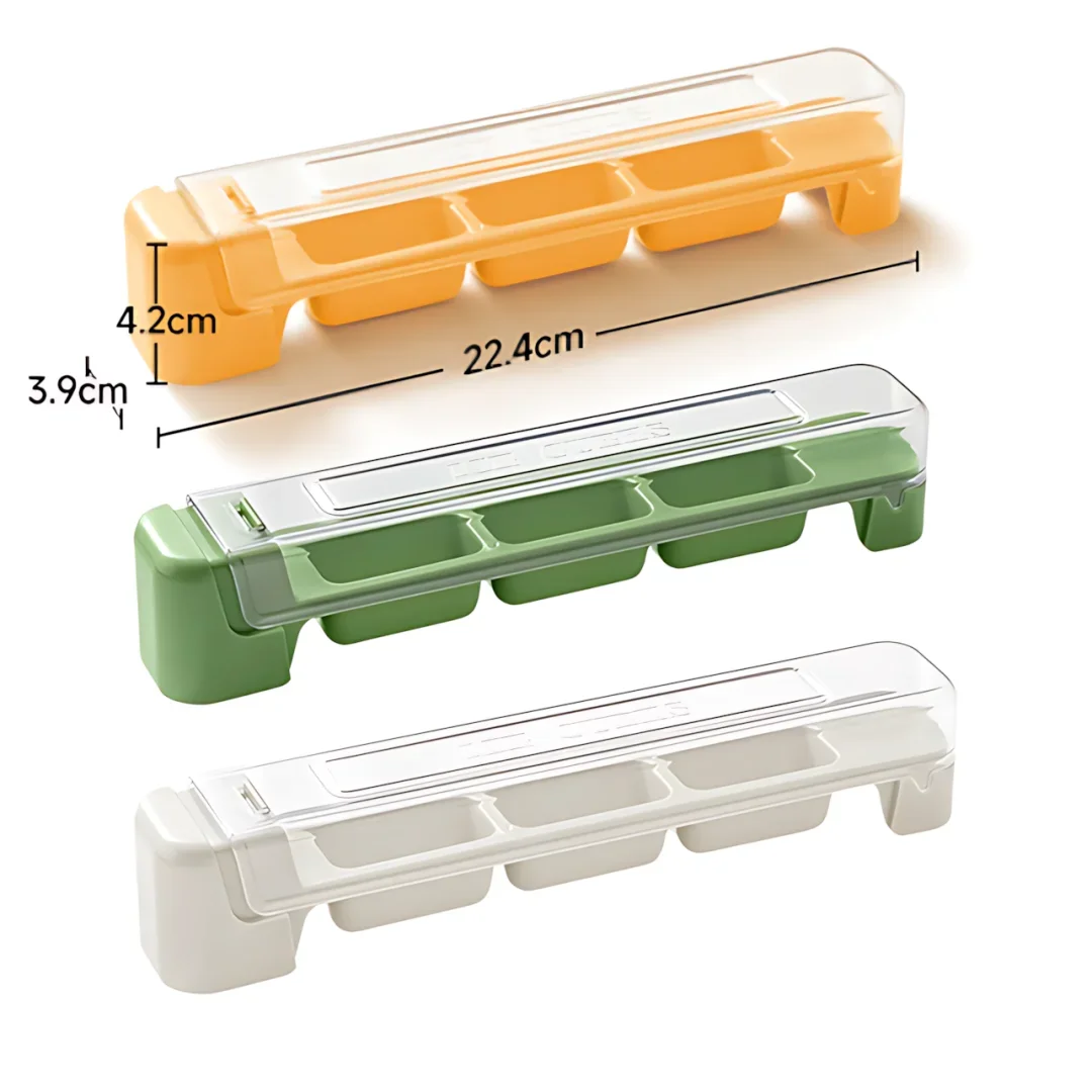 1/3/5/10 قطعة قالب مكعبات الثلج سيليكون محلية الصنع علبة ثلج صانع المصاصة الفريزر آيس كيوب صانع الغذاء الصف صندوق صنع الثلج