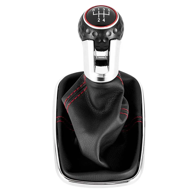 Nowy samochód 5/6 prędkości 12 mm gałka dźwigni zmiany biegów osłona dźwigni zmiany biegów do Volkswagen VW Golf Bora Jetta GTi MK4 Akcesoria wewnętrzne