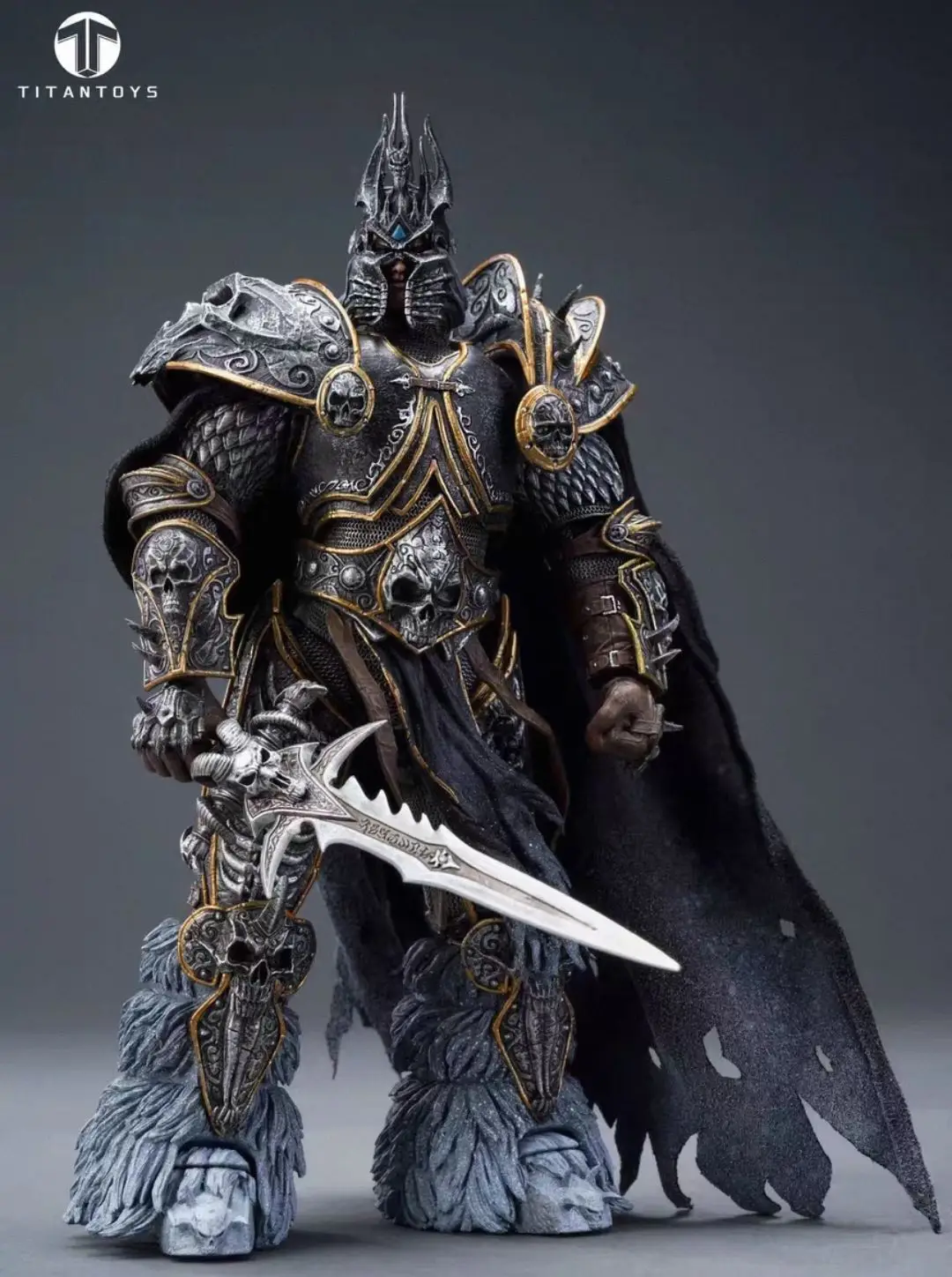 

In Stock TITAN TOYS Lich King Frost Knight 1/12 Action Figure Model Collection Gift