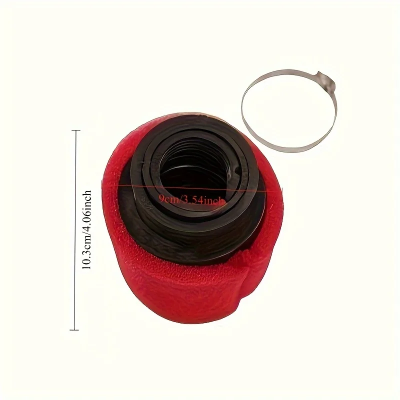 1pc ATV/UTV/Motorcycle Air Filter System - Heavy-Duty Foam & Multi-Layer Design, Fit for 50-300cc Engines, 4-SIZE 35 42 49 53mm