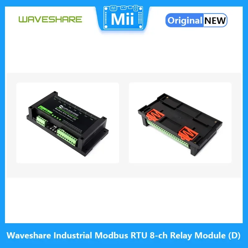 Imagem -04 - Módulo de Relé Industrial Modbus Rtu de Canais d Waveshare com Entrada Digital e Rs485 Protocolo Modbus Rtu Análise de Hardware