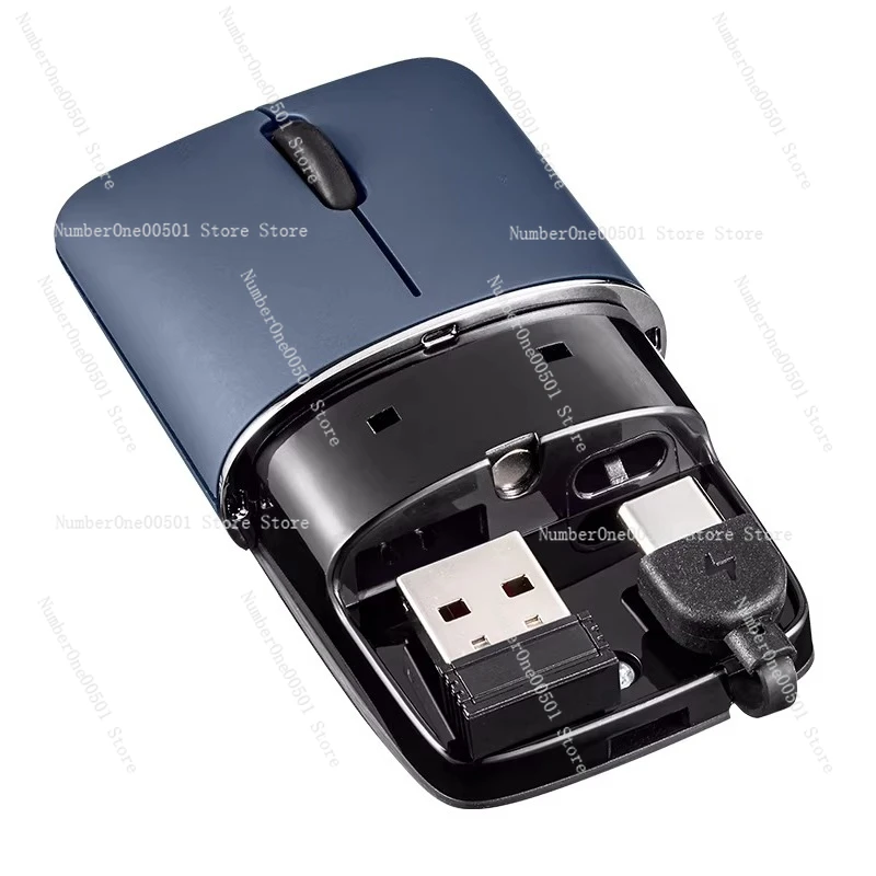 Wireless mouse Bluetooth dual-mode charging silent small hand portable computer home office mouse