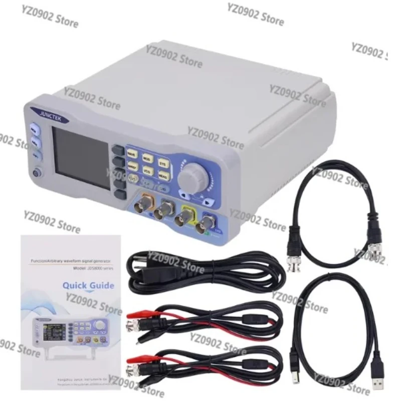 

JDS8060/JDS8080 60/80 МГц двухканальный функциональный генератор 275MS/S 14 бит цифровой измеритель частоты для тестирования электроники