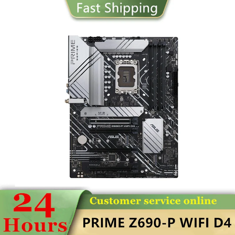 

PRIME Z690-P WIFI D4 motherboard Used original LGA 1700 LGA1700 DDR4 128GB M.2 NVME USB3.0 SATA3 Desktop Mainboard