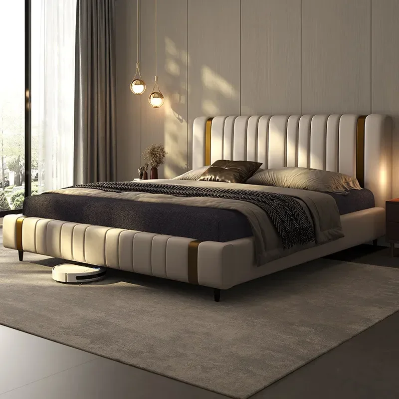 180x200cm 200x220cm Queen Beds Luxury King Size Bed Double Bed Dorm Room Essential Full Marriage Complete Bedroom Furniture