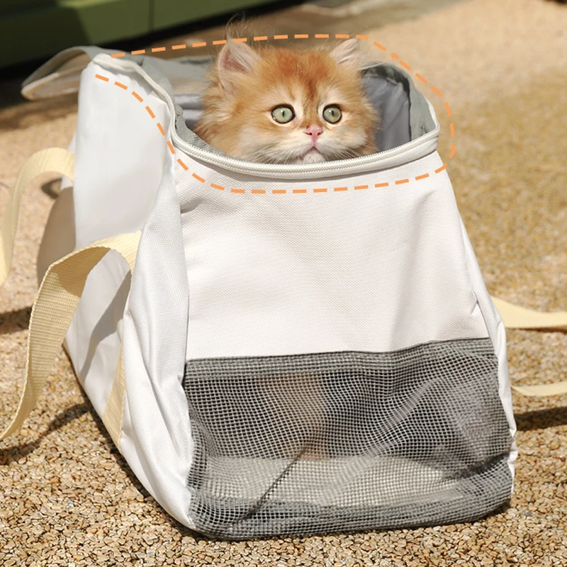 HOOPET Dog Carrier Bag Soft Side Backpack Cat Pets Carriers Portable Dog Travel Bags For Small Dogs Cats Outgoing Pet Supplies