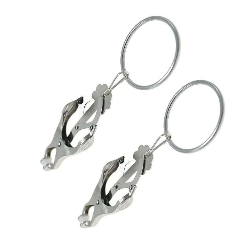 Metal Bondage Vaginal Clamps Toys Nipple Clamps Fetish BDSM Labia Clips Flirt Slaves Women Toys Adult Sex Games Breast Clips