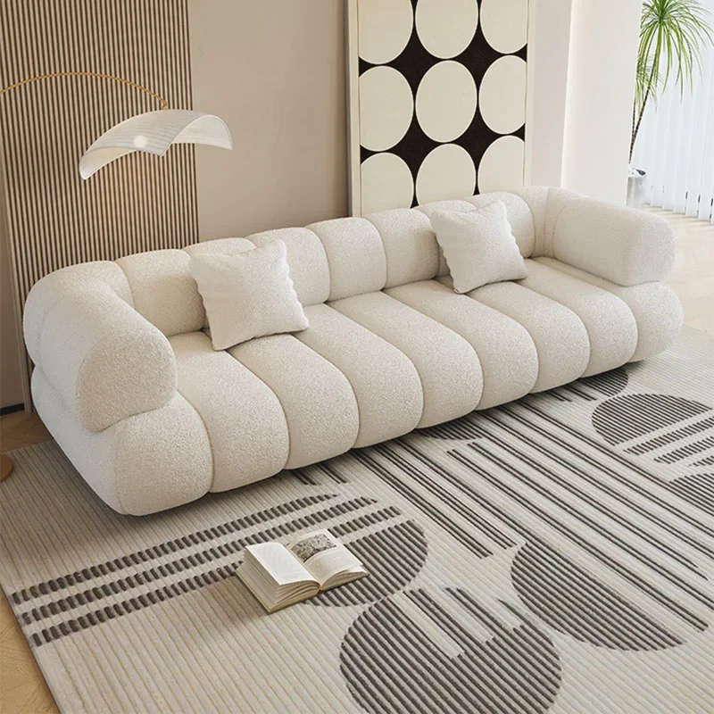 

White Velvet Togo Sofa Replica Home Salon Modern Couch Nordic Style Living Room Sofa Puffs Szafki Do Salonu Replica Furniture