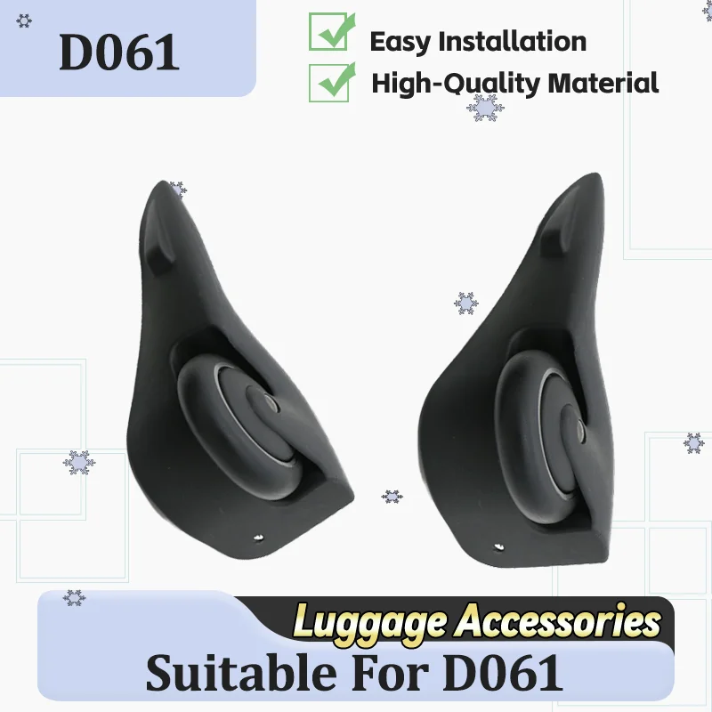 

For D061 Luggage Front Replacement Fixed Wheel - Straight-Rolling Wheel - Universal Luggage Accessory