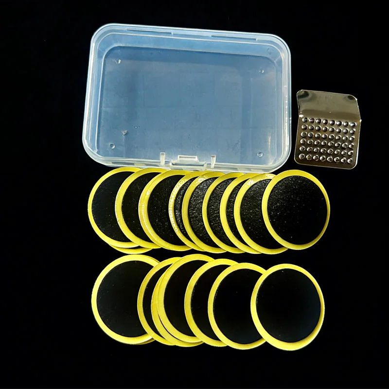 

Bicycle Tire Patch Repair Tool Kit Tyre Protection No-glue Quick Drying Fast For MTB Bike Inner Tube Glueless Patches Set