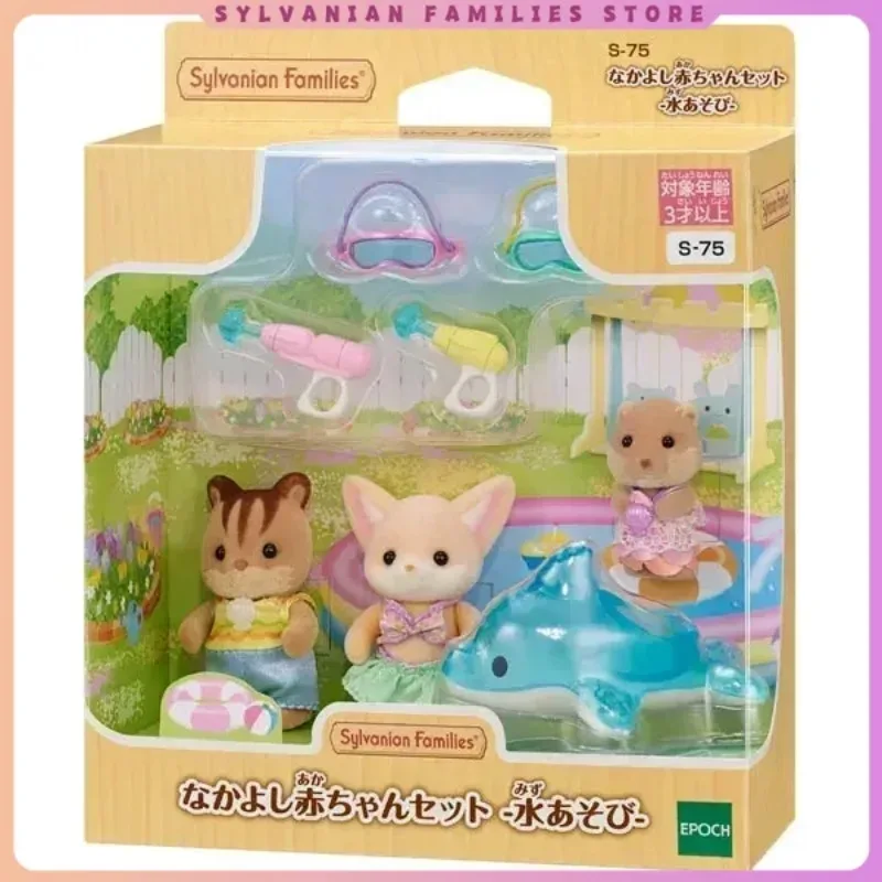 ternurines Sylvanian Families Anime Figuren Familie Set Puppe Spielzeug Baby Puppe Sammlerstück Zimmer Ornamente Dekor Figur Kind Geschenk