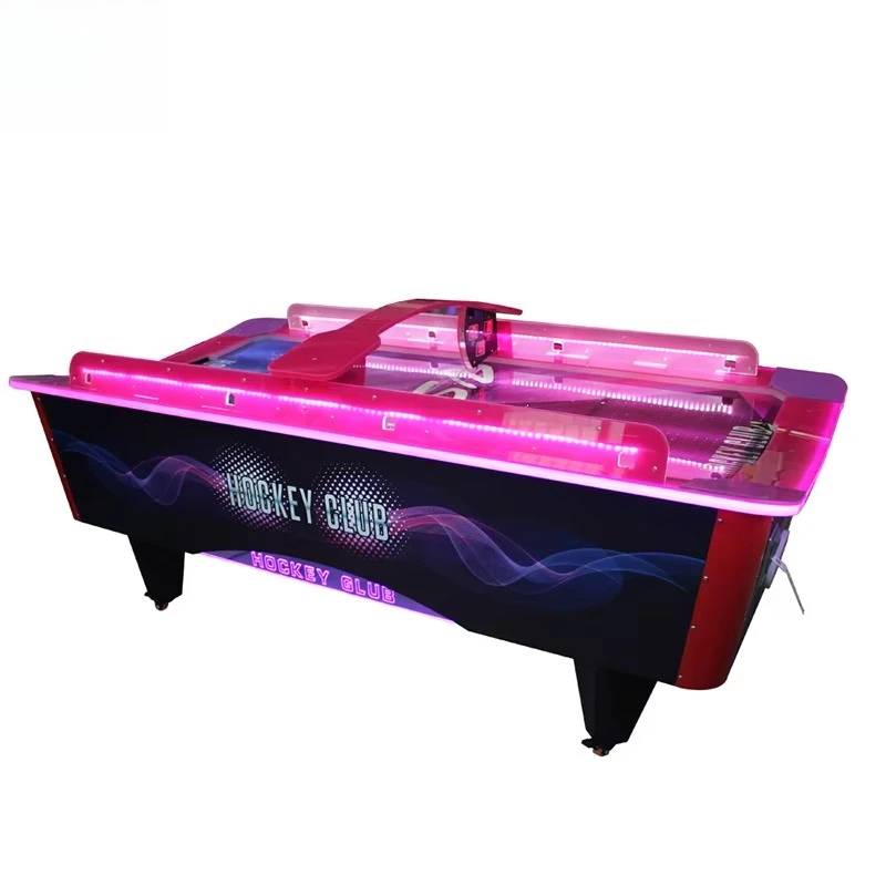 

Bellwether Factory Top Quality Indoor Amusement Park Coin Operated U Design Curved Electronic Air Hockey Table Game Machine