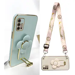 Rotating Windmill Lanyard Strap Case For Motorola Moto G8 G9 G50 G30 G20 G10 G40 G60S G22 G23 G52 G53 G73 G60s E6S Power Cover