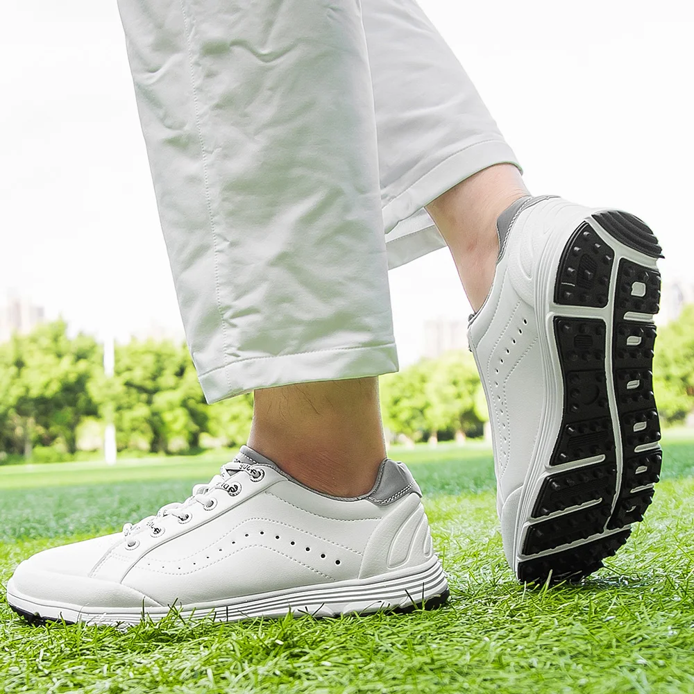 Nowe profesjonalne buty golfowe dla mężczyzn wyjściowy modny chodzenia obuwie sportowe męskie duże buty golfowe antypoślizgowe rozmiar 39-48